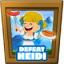 Heidi defeated