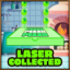 Laser collected