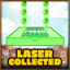 Laser collected