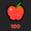 100 apples