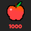 1000 apples