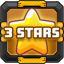 3 stars earned