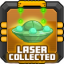 Laser collected