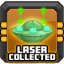 Laser collected