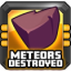 Meteors destroyed