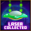 Laser collected