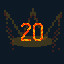 20 levels completed