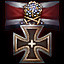 Croix de Chevalier de la Croix de Fer avec Feuilles de Chêne, Glaives et Brillants en Or