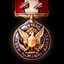 Médaille du Service Distingué avec deux Grappes de Feuilles de Chêne