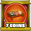 7 coins collected