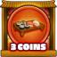 3 coins collected