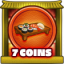 7 coins collected