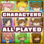 All characters played