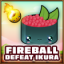 Ikura defeated with fireball