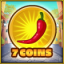 7 coins collected