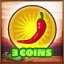 3 coins collected