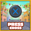 Press Cross button