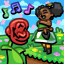Roses en fleur