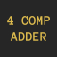 4 Component Full Adder