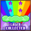 Laser collected