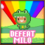 Milo defeated