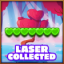 Laser collected