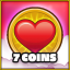 7 coins collected