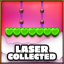 Laser collected