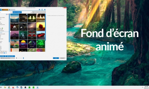 Comment avoir un fond d'écran animé