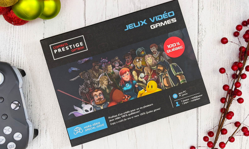 Coffrets prestige Jeux vidéo 100% Québec