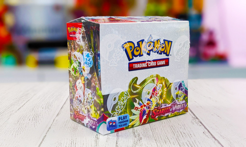 Unboxing d'une display Pokémon Écarlate et Violet