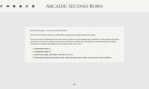 Arcadie: Second-Born