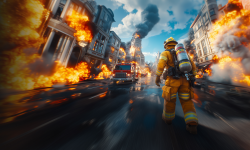 Firefighting Heroes: Truck 911 Simulator