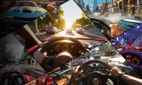 Grand Rush VR Highway Car Traffic Racing Simulator