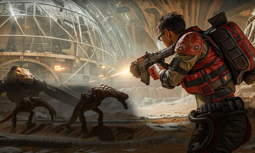 Mars Mayhem:Shooter Simulator Warfare