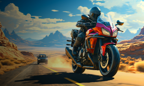 Moto Highway :  Racing Speed Rush