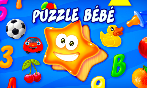 Puzzle Bébé - Premières Formes d'Apprentissage pour les Tout-Petits