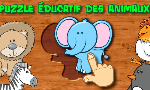 Puzzle éducatif des animaux pour tout-petits et enfants