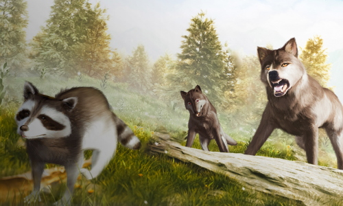 Raccoon Adventure: Animal Simulator