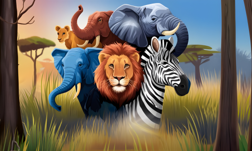Safari Puzzle Match