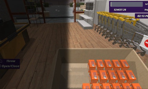 Supermarket Simulator Manager