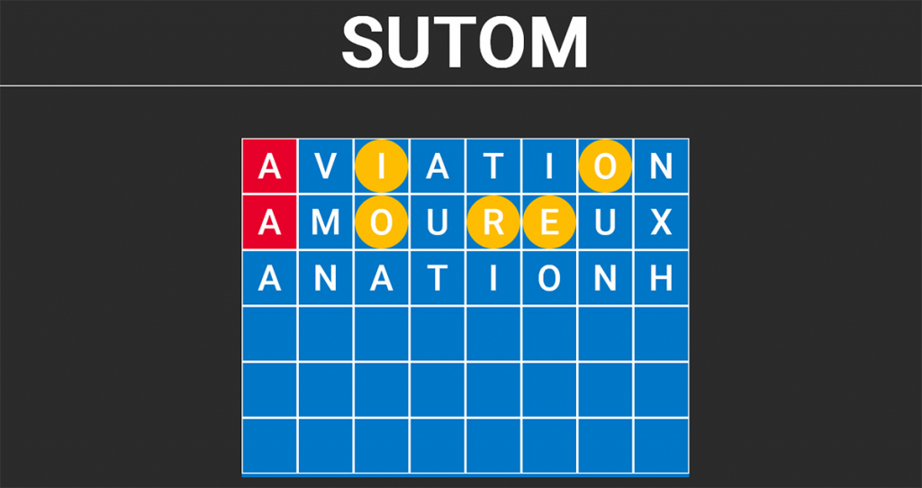 Sutom, quel est le mot du jour ?