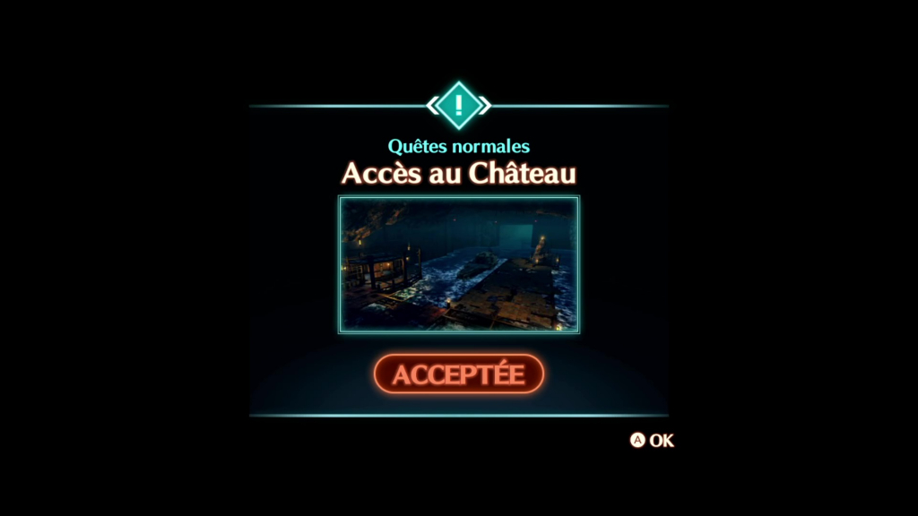 Accès au chateau