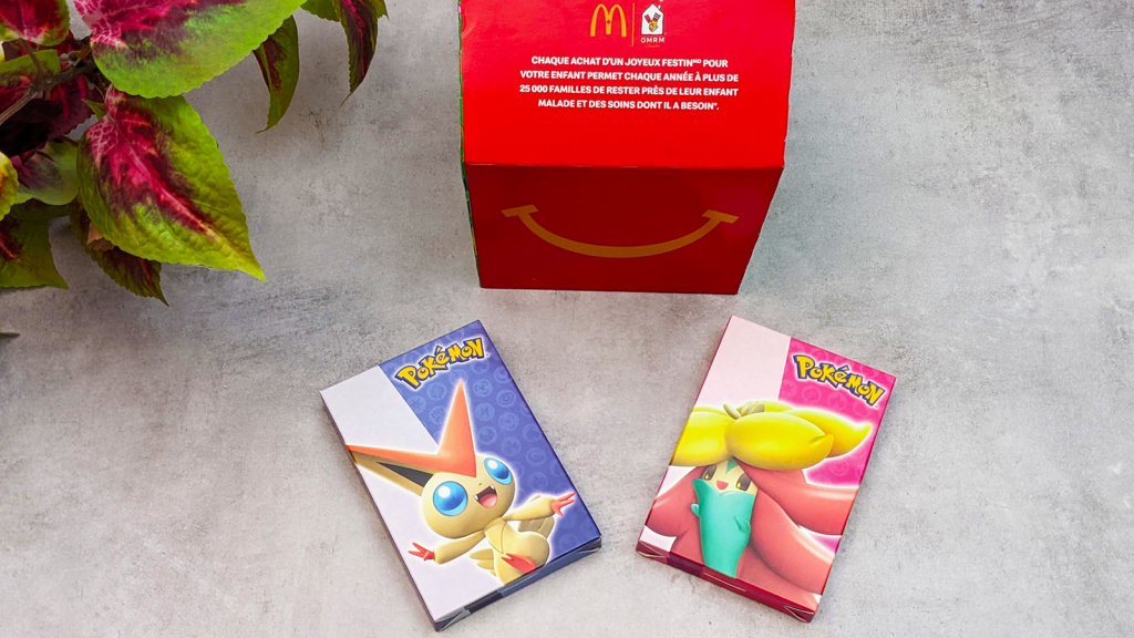 Unboxing des boosters Pokémon McDonald 2022