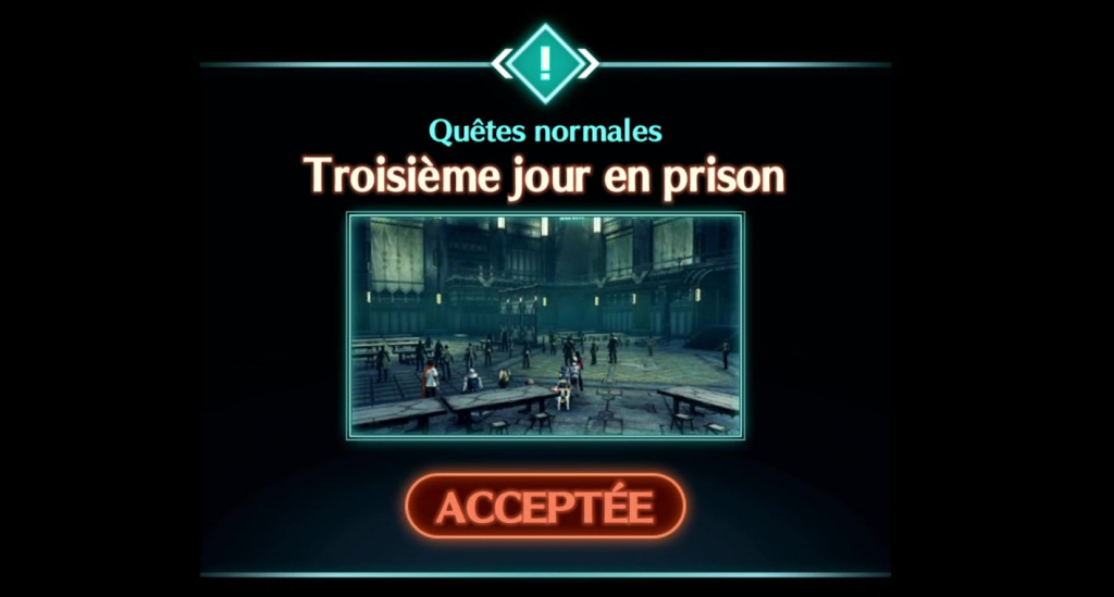 Troisième jour en prison