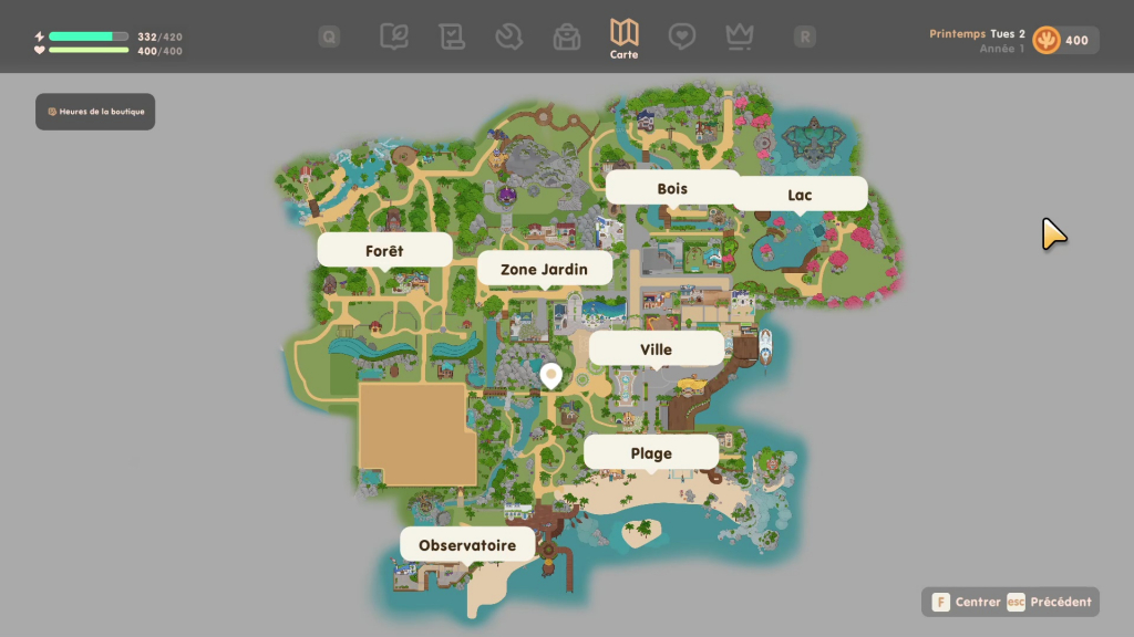 Coral Island - La carte, 2022