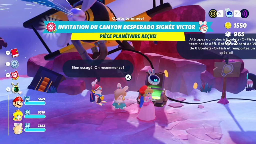Quête secondaire - Invitation du Canyon Desperado signée Victor