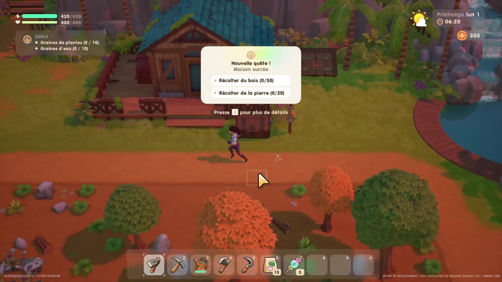 Coral Island: Quête principale 2 - On est bien chez soi
