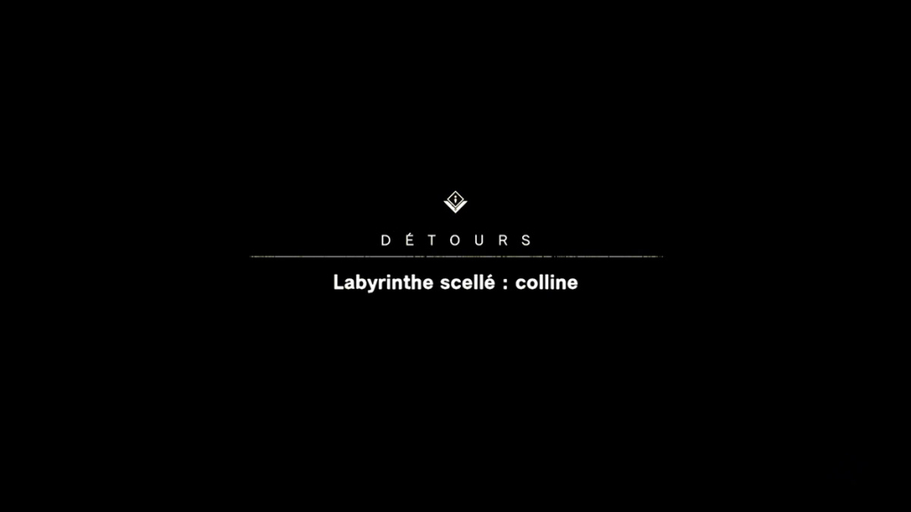 Labyrinthe scellé : colline