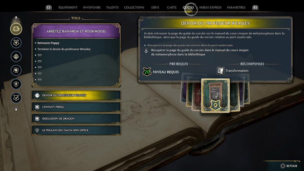 Hogwarts Legacy - Professor Weasley's Assignment